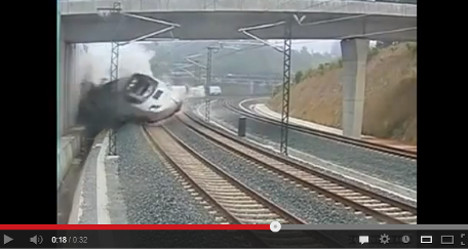 Spain’s deadly train crash – Video