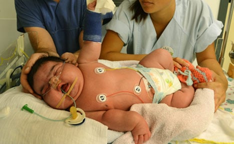 Six kilo newborn Germany's biggest baby