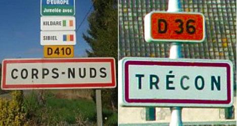 GALLERY: France's funniest village names