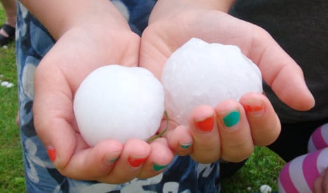Ping pong ball hail hits the southwest
