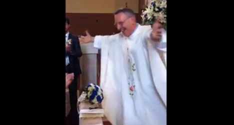 Singing priest becomes YouTube hit