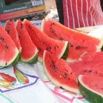 It would be easy to while away the summer living off ice-cream and granite. But other dishes that apparently help fight the heat are anguria (watermelon), ham and melon and insalata di riso (cool boiled rice with vegetables). Photo: Wikcommons