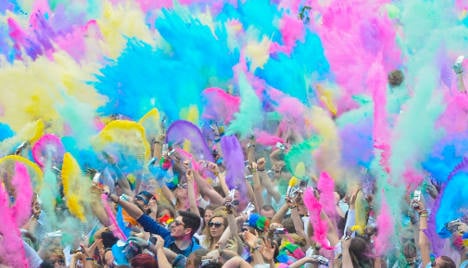 Festival-goers: 'We've been permanently dyed'