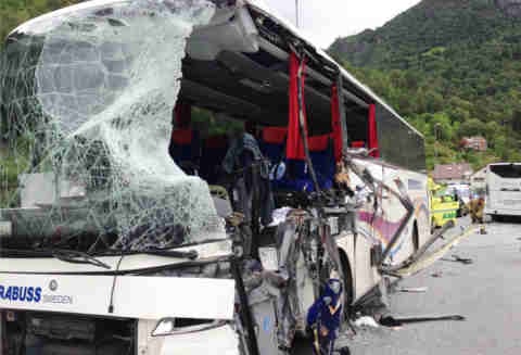 Two killed in Norway bus crash
