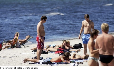 Swedes soak up hottest day of the year