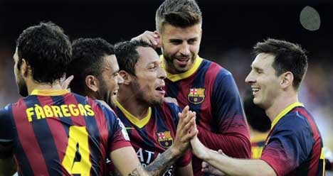 Magnificent seven for Barça as Real leave it late