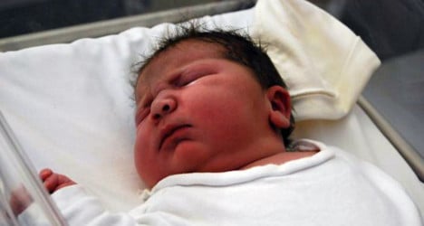 Brit's baby biggest ever born in Spain