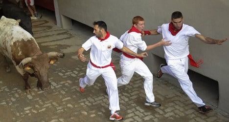 US stages Pamplona-style running of bulls