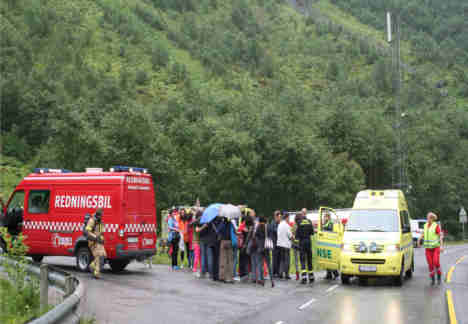 Fire in Norwegian tunnel sends 55 to hospital