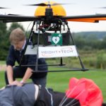 Inventors unveil drone for heart attack victims