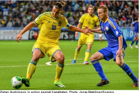 Sweden beat Kazakhstan in record-breaking win