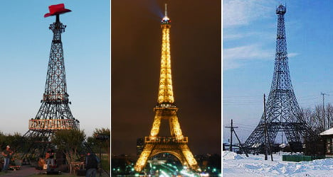 Spot the difference: Ten real Eiffel Tower replicas