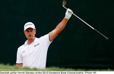 Win puts Swede Stenson ahead of Tiger Woods