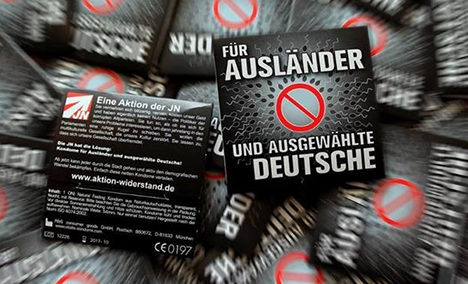 Neo-Nazis send out 'condoms for foreigners'