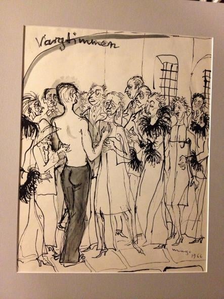 The Hour of the Wolf/Vargtimmen (1968) - Ingmar Bergman<br>Ingmar Bergman's dreams (or nightmares) have never had such masterful cinematography as here.Photo: Pictured is a sketch by costume designer Mago (who worked for Bergman in 13 movies). Jan Göransson