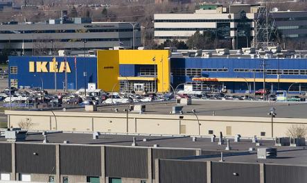 Montreal Ikea<br>Montreal has the biggest Ikea in North America. Opened in 1986, renovations during 2012-2013 nearly doubled the store size to 43,636 square metres. Talk about upgrading.Photo: Ville Oksanen/Flickr.com