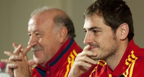 Spain coach keeps quiet about Casillas