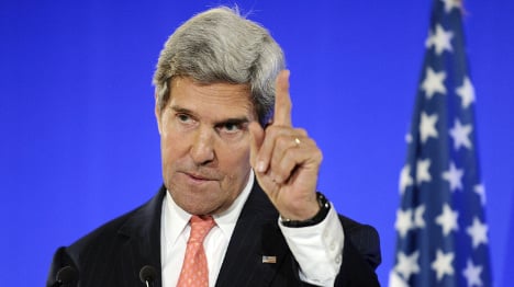 Kerry speaks French to the French on Syria