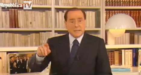 Berlusconi asks Italians to 'react and fight'