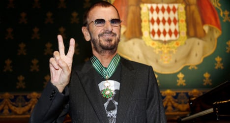 Beatles legend Ringo Starr gets French honour