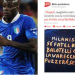 ‘Racist’ Balotelli t-shirt ‘sold’ in Naples