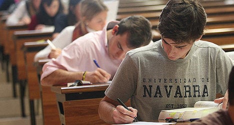 Cheating Spaniards bluff way through university