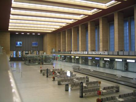 The check-in desks at a still-open Tempelhof.Photo: Wikipedia Commons