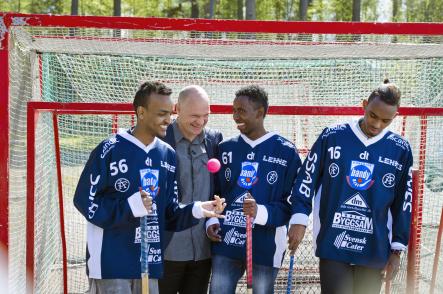 Northern sport<br>Once in Siberia, the players will in essence make up the first African team competing in bandy, a sport concentrated to chillier climatesPhoto: Ulf Palm/TT