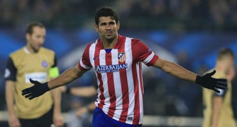 Official: Brazil's Diego Costa chooses Spain