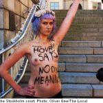 Topless activists protest gang-rape acquittal