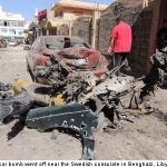 Car bomb blasts Swedish consulate in Libya
