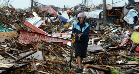 'The typhoon has left the island with nothing'