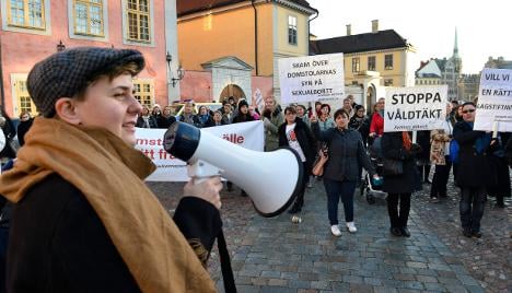 Activists protest foster home teen rape acquittal