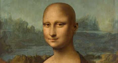 Mona Lisa goes bald in fight against cancer