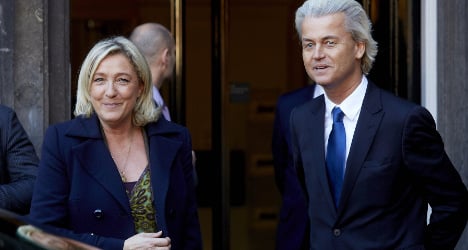 Le Pen and Wilders launch far-right alliance