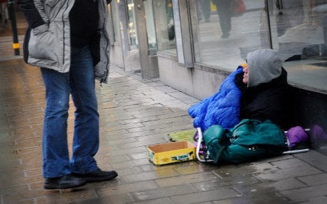 Sweden Democrats: Ban begging by foreigners
