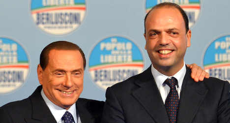 The battle between Berlusconi and Alfano