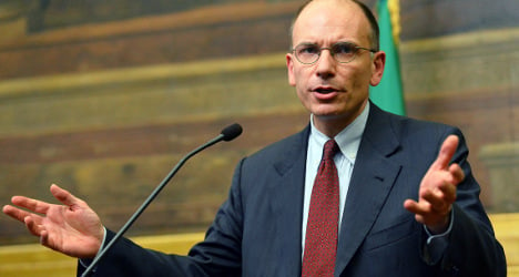 'PdL split will help Italy's stability' - Letta