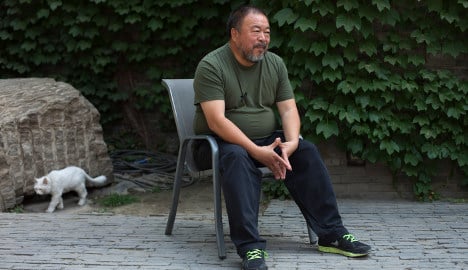 Sweden film fest keeps chair for China’s Weiwei