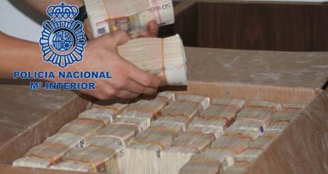 Spain police seize €10 million in drugs raid