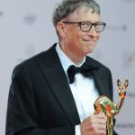 Bill Gates won an award for his philanthropy. 