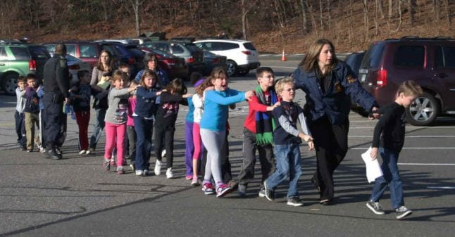 Sandy Hook pic used in ‘offensive’ Swedish ad