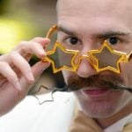 American Dan Lawlor, winner of the "freestyle moustache" award.Photo: DPA