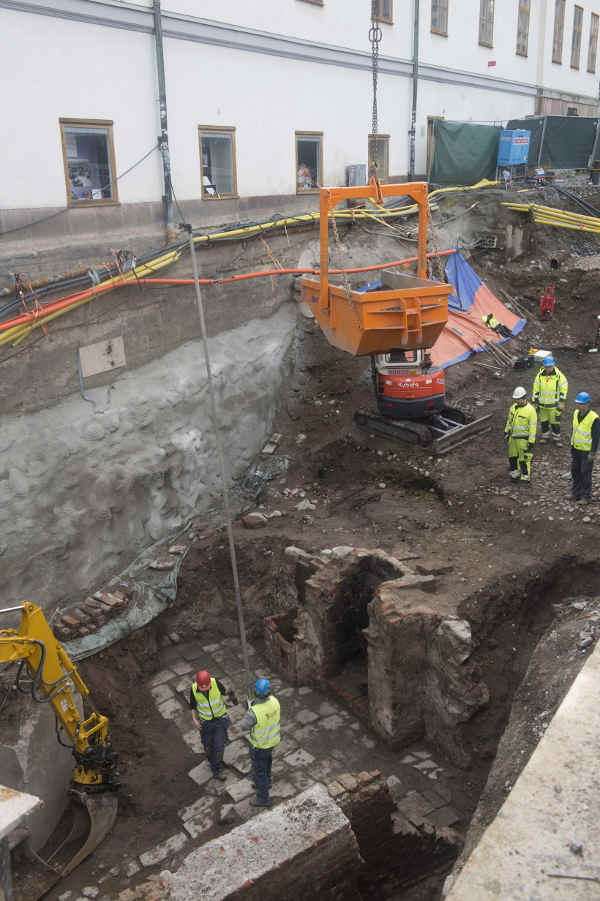Excavation of Södermalmstorg