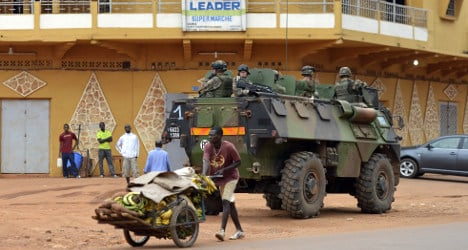 French troops out in force in CAR capital