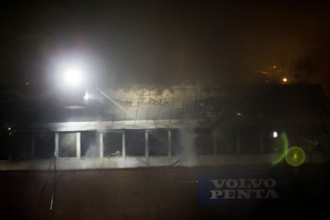 No injuries after major fire at Volvo factory