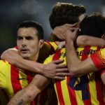 Pedro’s eight-minute    hat-trick rescues Barça