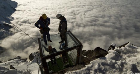Step into the void in new stunning Alps skywalk