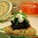 <strong>CAVIAR:</strong> Le Reveillon starts as it means to go on and with caviar or smoked salmon on blinis, the traditional apéritif sets the tone for the rest of the mammoth evening/morning. Photo: Stu Spivack