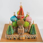 2012's winning entry, a gingerbread model of  St Basil's Cathedral in Moscow was designed by Anne Hasla, Elisabeth Maria S. Trupstad, Kristin Maria Thommasen and Linda Holter Mork. 